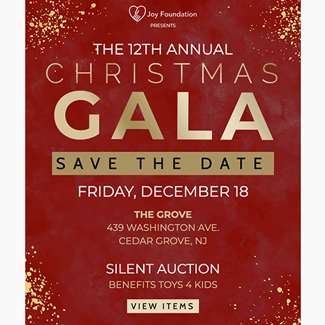Christmas Charity Gala Ball Invite
